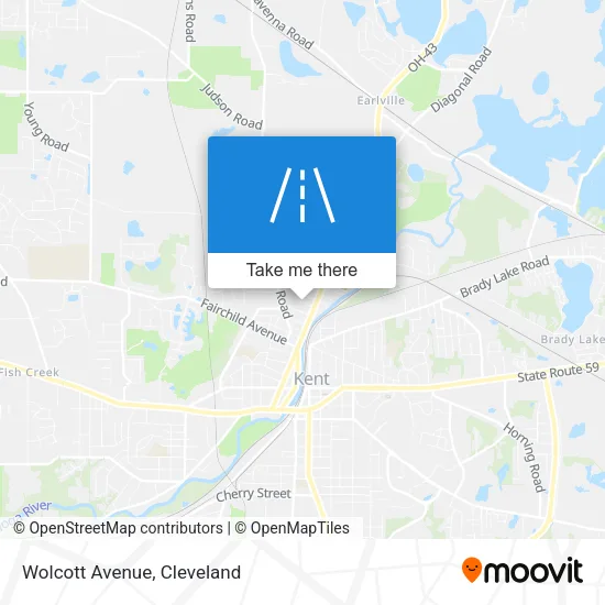 Mapa de Wolcott Avenue