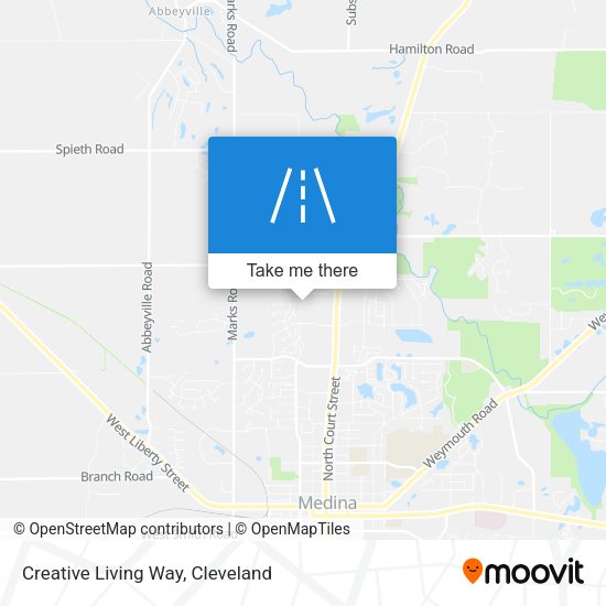 Creative Living Way map