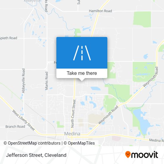 Jefferson Street map