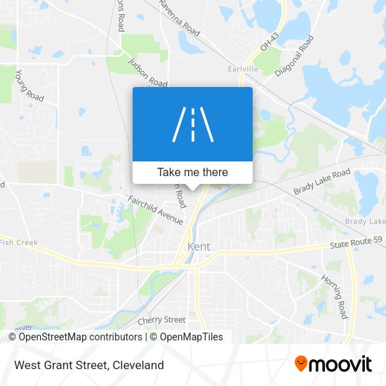 West Grant Street map