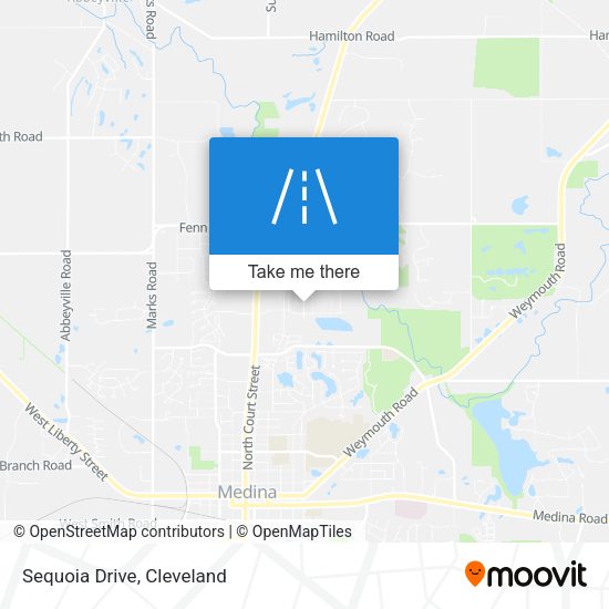 Mapa de Sequoia Drive