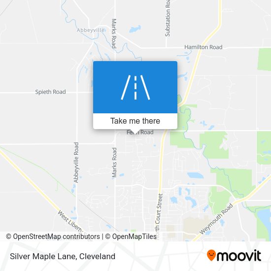 Silver Maple Lane map