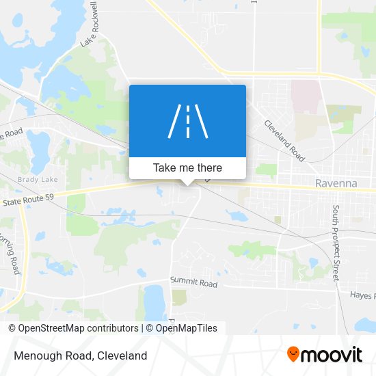 Mapa de Menough Road
