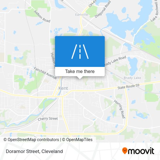 Mapa de Doramor Street