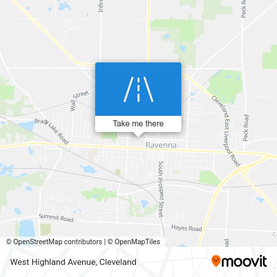 Mapa de West Highland Avenue