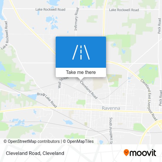 Cleveland Road map