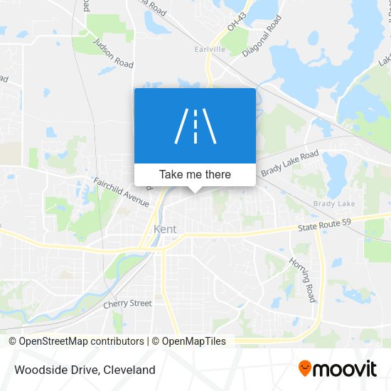 Mapa de Woodside Drive