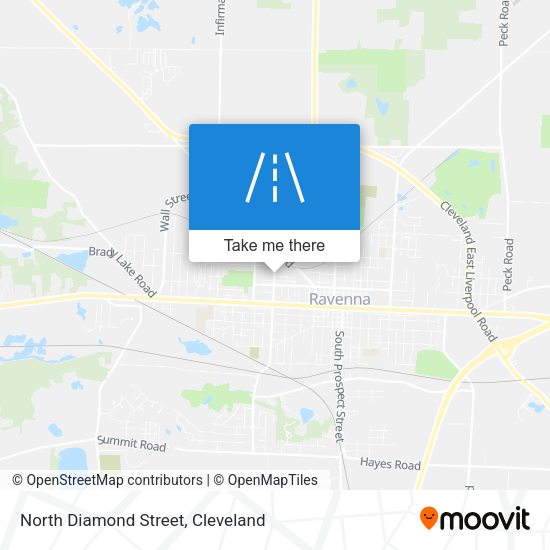 North Diamond Street map