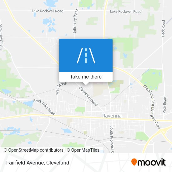 Mapa de Fairfield Avenue