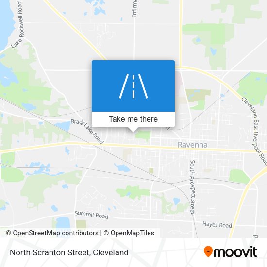 North Scranton Street map