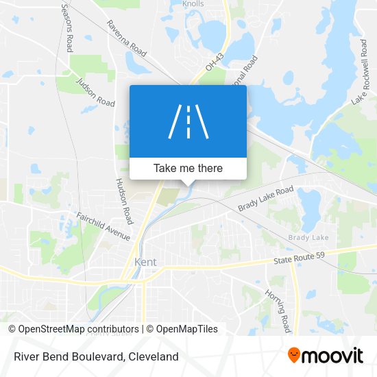 River Bend Boulevard map
