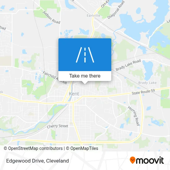 Edgewood Drive map