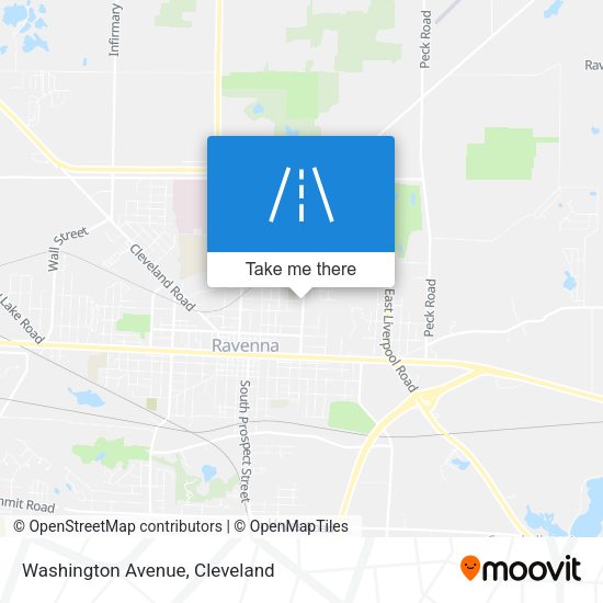 Mapa de Washington Avenue