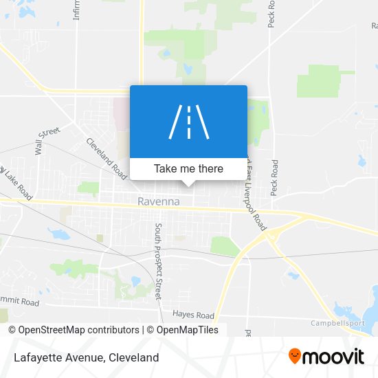 Lafayette Avenue map