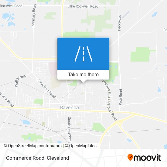 Mapa de Commerce Road