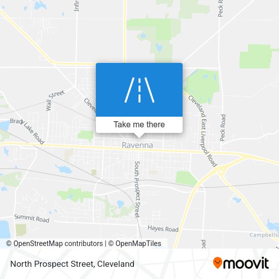 North Prospect Street map