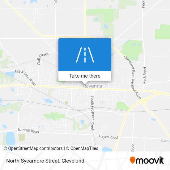 North Sycamore Street map