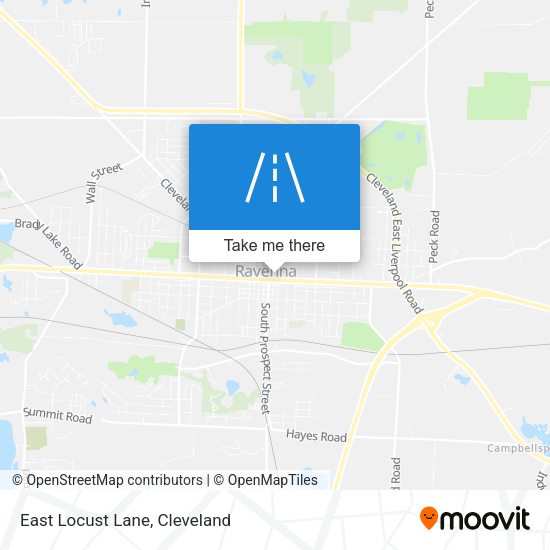 East Locust Lane map
