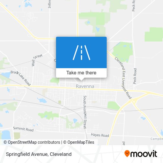 Mapa de Springfield Avenue