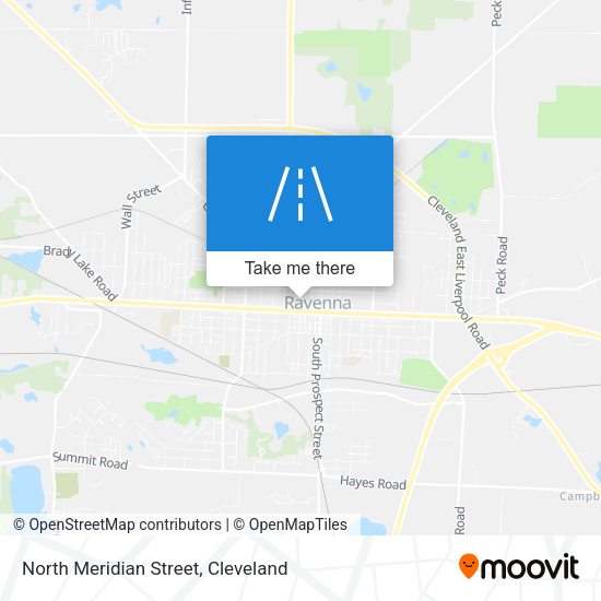 North Meridian Street map