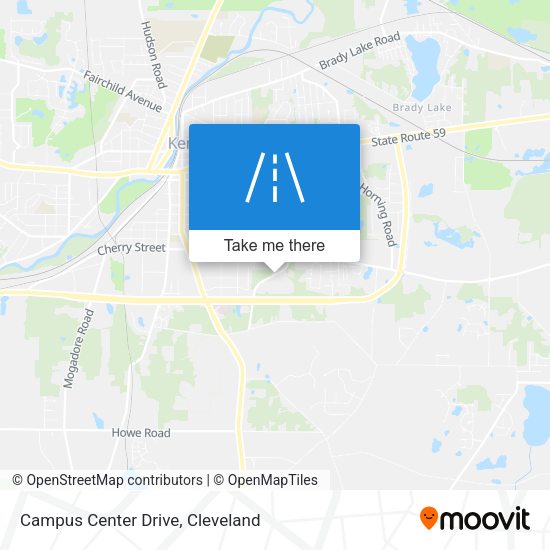 Mapa de Campus Center Drive