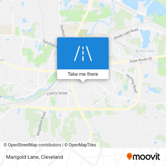 Marigold Lane map