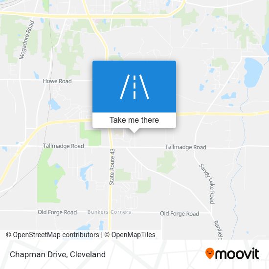 Mapa de Chapman Drive
