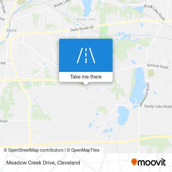 Mapa de Meadow Creek Drive