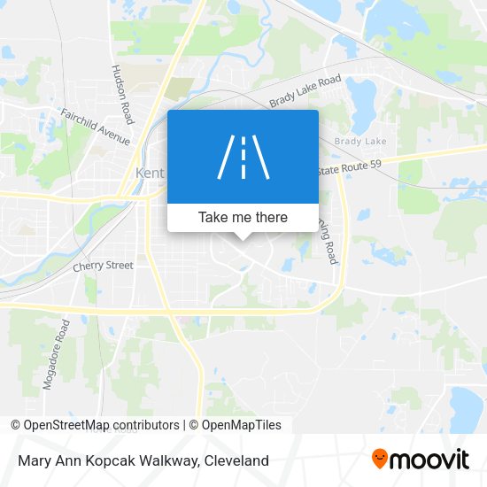 Mary Ann Kopcak Walkway map