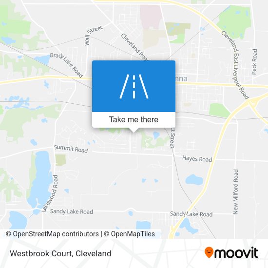Mapa de Westbrook Court