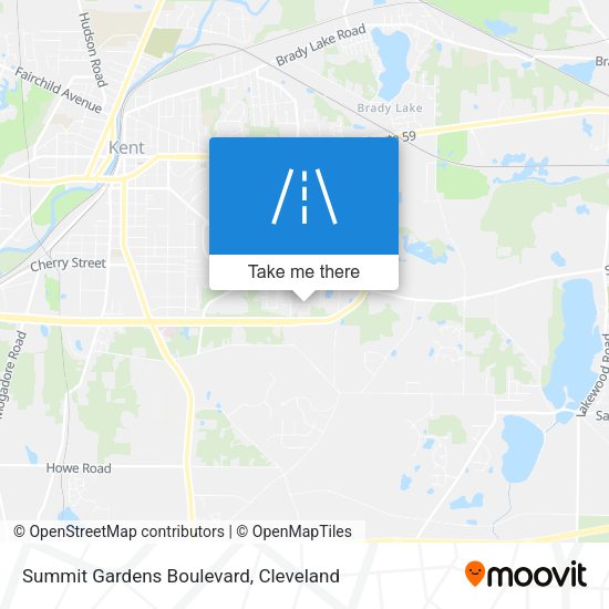 Summit Gardens Boulevard map
