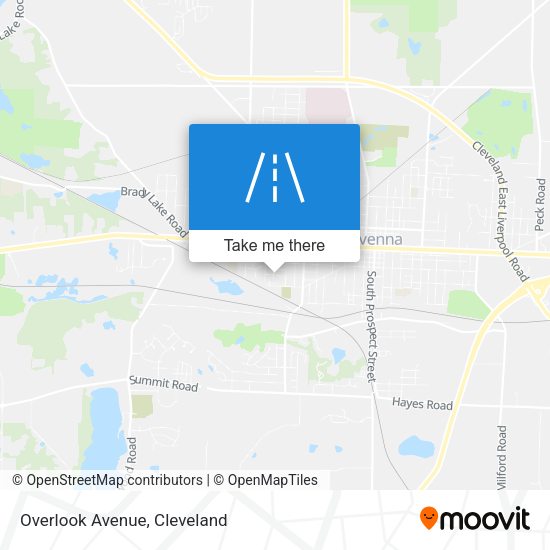 Mapa de Overlook Avenue
