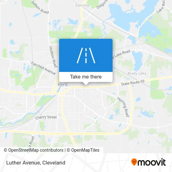Mapa de Luther Avenue
