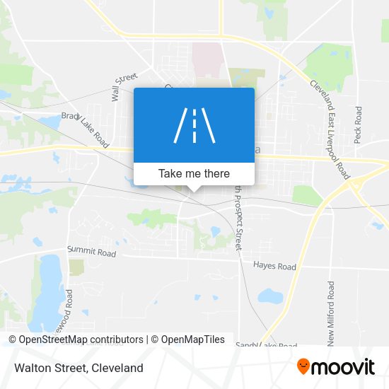 Mapa de Walton Street