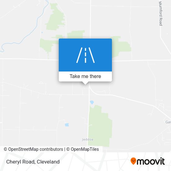 Cheryl Road map