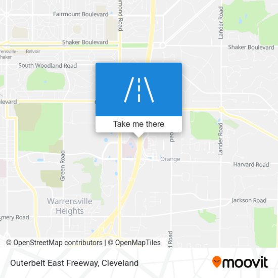 Outerbelt East Freeway map