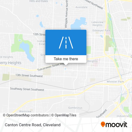 Canton Centre Road map