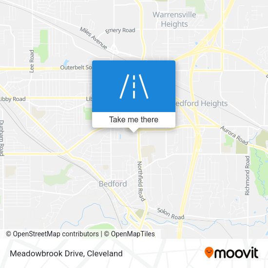 Meadowbrook Drive map