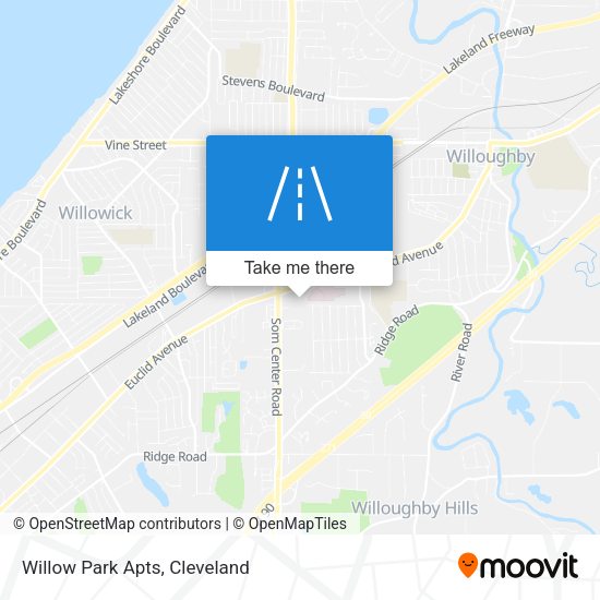 Willow Park Apts map
