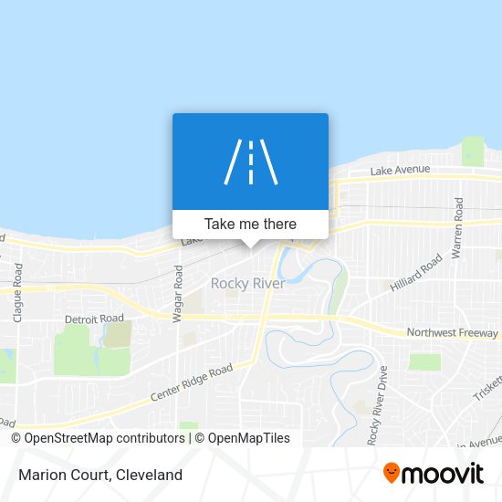 Mapa de Marion Court
