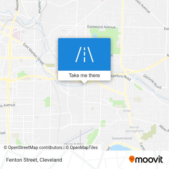 Mapa de Fenton Street