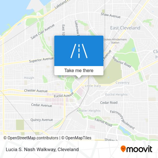 Mapa de Lucia S. Nash Walkway