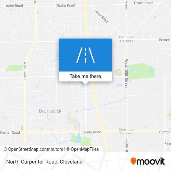 North Carpenter Road map