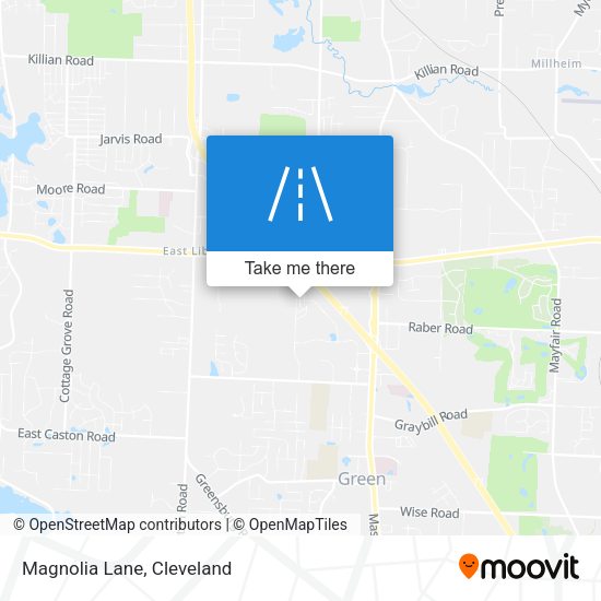 Mapa de Magnolia Lane
