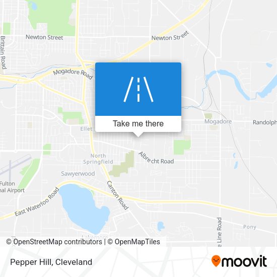 Mapa de Pepper Hill