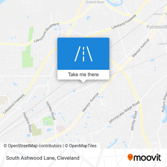 South Ashwood Lane map