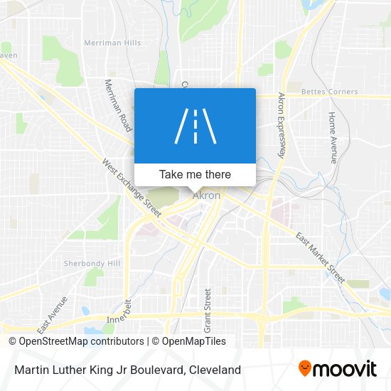 Martin Luther King Jr Boulevard map