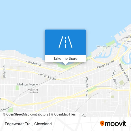 Edgewater Trail map