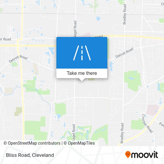 Mapa de Bliss Road