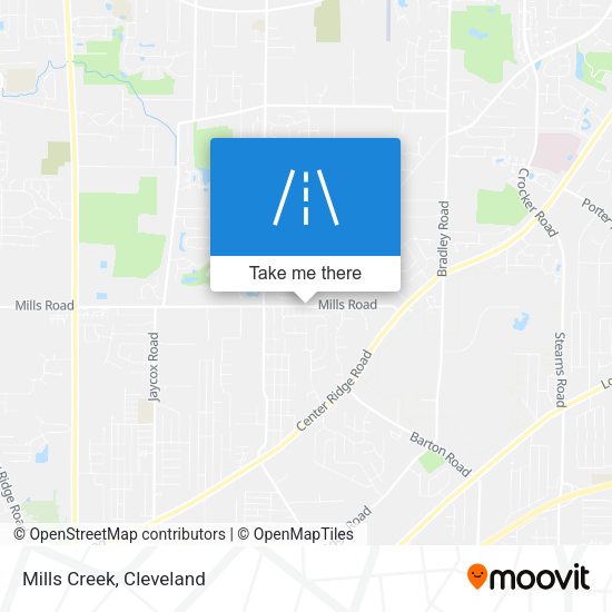 Mapa de Mills Creek